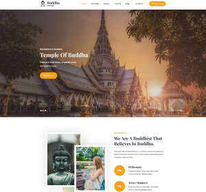 Buddhism - WordPress theme