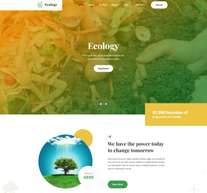 Ecology - WordPress theme