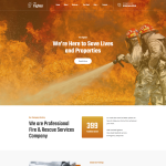 Fire Fighter - WordPress theme