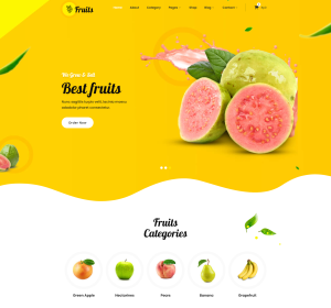 Fruits - WordPress theme
