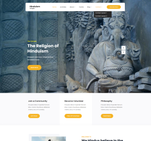 Hinduism - WordPress theme