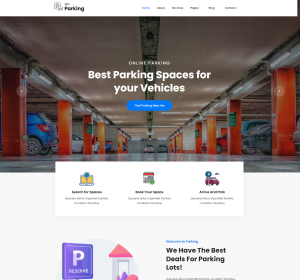 Parking - WordPress theme