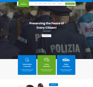 Polisi - WordPress theme Police
